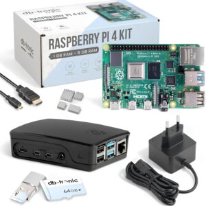 Kit officiel Raspberry Pi – Alimentation + Refroidissement + Accessoires essentiels (noir)